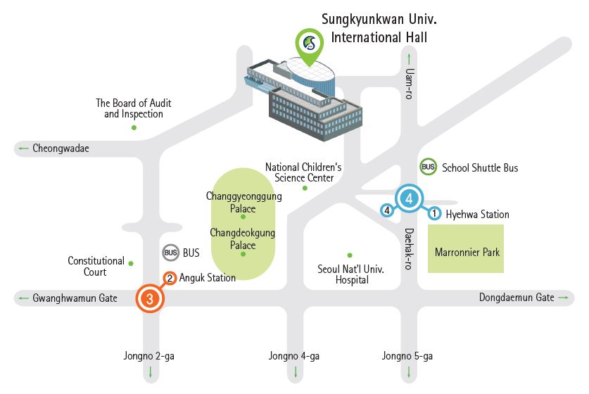 seoul campus map image